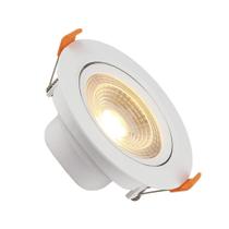 Spot Led 3w Redondo 3000k Branco Quente Dicróica Direcionável Embutir Spot Led 3w Redondo 3000k Branco Quente Dicróica Direcionável Embutir