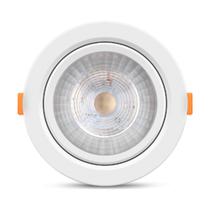 Spot Led 3w Redondo 6000k Branco Frio Dicróica Direcionável Embutir