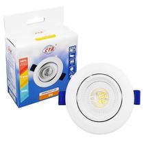 Spot Led 5W Downlight Redondo Branco Quente Embutir Spot Led 5W Downlight Redondo Branco Quente Embutir