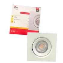 Spot LED 5W Luz Amarela Quadrado para Sanca Gesso