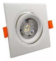 Spot Led 5w Quadrado Direcionável Bivolt B. Frio 0869 Light Led