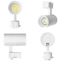 Spot Led 7w 10w Preto Branco Direcionável Para Trilho Eletrificado Sobrepor Bivolt