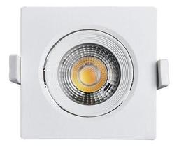 Spot Led 7w Quadrado Branco Black&Decker 6500k Bivolt