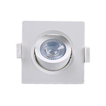 Spot LED AllTop Embutir Quadrado MR16 5W 38º Taschibra - Branco Spot LED AllTop Embutir Quadrado MR16 5W 38º Taschibra - Branco