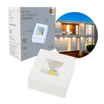 Spot Led Authentic Beiral de teto 5w 3000k 7.5cm Bivolt Quadrado Branco 907000572 Deluxe By Avant