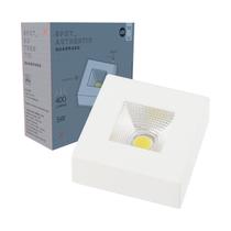 Spot Led Authentic Quadrado Sobrepor Branco 5W 400 Lumens Branco Quente 3000k Bivolt - Avant 907000572