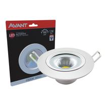Spot Led Authentic Redondo Embutir Branco 12W 960 Lumens Branco Frio 6500K Bivolt- Avant 281091371