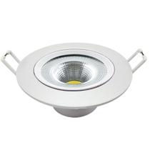 Spot Led Authentic Redondo Embutir Branco 7W 630 Lumens Branco Quente 3000K Bivolt- Avant 863080571