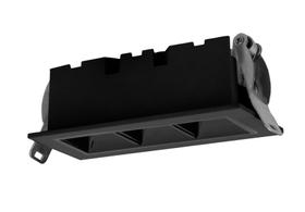 Spot Led Blumenau Iris Emb 6w 3000k Preto 59063001 Triplo