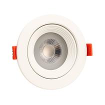 Spot Led Branco Neutro 4000K 12W Direcionável Redondo Bivolt Embutir 133X133mm
