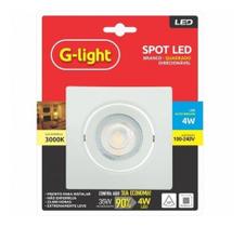 Spot led branco - quadrado PBT - direcionável - G-light
