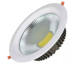 Spot Led Cob Downlight Redondo 30w 3000k Branco Quente 130 Spot Led Cob Downlight Redondo 30w 3000k Branco Quente 130