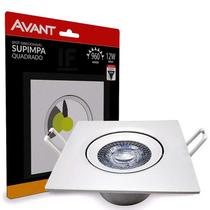 Spot Led Cob Embutir Quadrado 12W Supimpa Avant 3000k