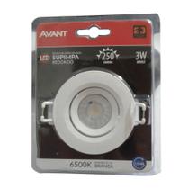 Spot Led Cob Redondo 3W Direcionável Bivolt Avant 6500K