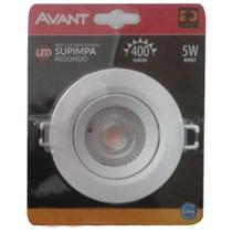 Spot Led Cob Redondo 5w Direcionável Bivolt Avant 3000k