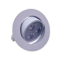 Spot Led de Alumínio Direcionável 3w 5w 7w Quadrado Redondo Branco Frio Branco Quente