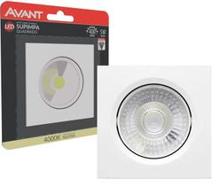 Spot Led De Emb 5w Branco Neutro Bivolt Quadrado Avant