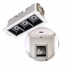 Spot LED de Embutir Calli 6W 3000k Branco e Preto Bella Iluminação ST3221