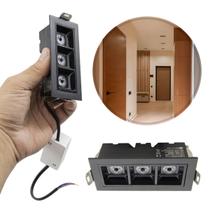 Spot LED de Embutir Calli 6W 3000k Preto Bella Iluminação ST3221