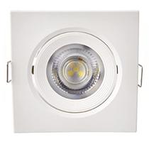 Spot LED de Embutir Quadrado 5W Bivolt Luz Branca (6500K) Foxlux