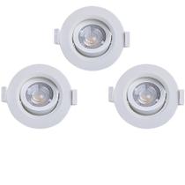 Spot LED de Embutir Redondo 3000K Taschibra - 3W