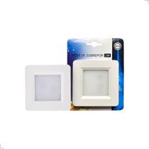Spot Led De Sobrepor Slim Quadrado Branco 6500K 2W Bivolt LM917