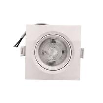 Spot led direcionavel embutir quadrado 5w 3000k 400lm bivolt Spot led direcionavel embutir quadrado 5w 3000k 400lm bivolt