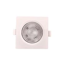Spot led direcionavel embutir quadrado 5w 4000k bivolt