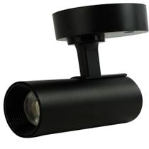 Spot Led Direcionável Foxlux Bivolt 12w 6500k Preto Sobrepor Spot Led Direcionável Foxlux Bivolt 12w 6500k Preto Sobrepor