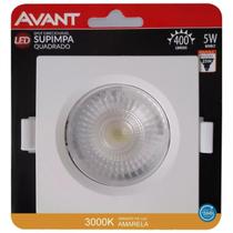 Spot Led Direcionável Quadrado Para Lugar Internos De Embutir 5w Bivolt