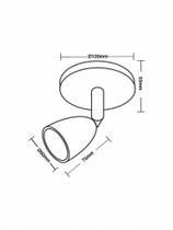 Spot Led Direct Mr16 1W 3000K Base Circular Branco