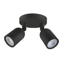 Spot Led Direct Mr16 Base Circular 2x4w 6500k Preto