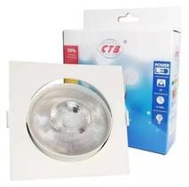 Spot Led downlight Quadrado 5w Embutir 6500k branco frio ctb Spot Led downlight Quadrado 5w Embutir 6500k branco frio ctb
