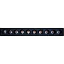 Spot led downlight sobrepor 20w 10 leds 3000k branco quente preto embuled