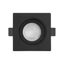 Spot Led Eco Cor Preto Potência 5w Temperatura Da Luz 6500k Quadrado - Black Decker Spot Led Eco Cor Preto Potência 5w Temperatura Da Luz 6500k Quadrado - Black Decker