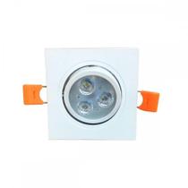 Spot Led Ecolume Quadrado 03W 3000K Bivolt 27250