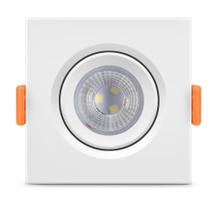 Spot Led Ecospot Quadrado 3w 3000k Branco - Elgin
