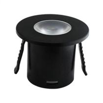 Spot LED Elegance Mini 1,5W Preto 2700K Quente Redondo Avant