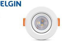 Spot Led Elgin Ecospot Mr11 Embutir Redondo 3w luz fria 6500k 300 lúmens Bivolt