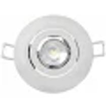 Spot Led embutida 3w Circular Redondo 6400k - Sorte Luz