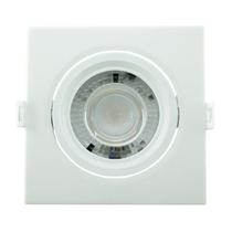 Spot Led Embutir 10w 3000k Branco Quente 900lm Quadrado Branco Bivolt Eletrorastro