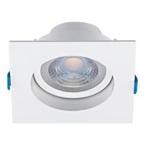 Spot Led Embutir 12W 3000K Branco Quente 990 Lumens 30 Recuado Quadrado Branco Bivolt Stella Spot Led Embutir 12W 3000K Branco Quente 990 Lumens 30 Recuado Quadrado Branco Bivolt Stella