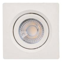 Spot Led Embutir 3,0W 4000K Branco 240 Lumens Quadrado Branco Bivolt Empalux