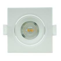Spot Led Embutir 3,0W 6000K 270Lm Quadrado Branco Bivolt Eletrorastro