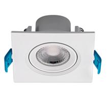Spot LED Embutir 3W 3000K 210LM 38 Quadrado Branco Easy Bivolt Stella