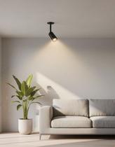Spot LED Embutir 3w Direcionável Miniarq Bivolt Ip20 Preto Embuled
