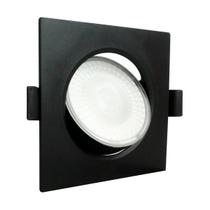 Spot LED Embutir 5W 6500K Quadrado Preto Bivolt Foxlux Spot LED Embutir 5W 6500K Quadrado Preto Bivolt Foxlux