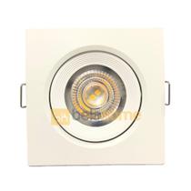 Spot Led Embutir 5w Quadrado P/ Gesso Sanca Quarto Sala