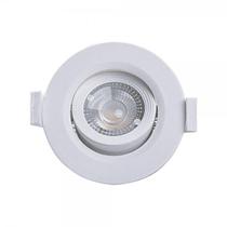 Spot Led Embutir 5W Redondo 6500K Branco Frio