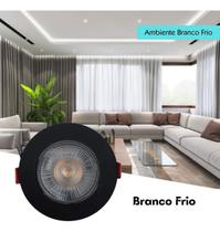 Spot Led Embutir Kit com 2 Direcionável Redondo Quente Frio Spot Led Embutir Kit com 2 Direcionável Redondo Quente Frio